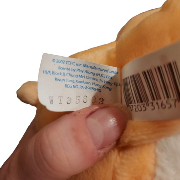 2002 Vintage Friendship Bear Care Bear 7.5” Plush Stuffed Animal by Play Along - Picture 3 of 3